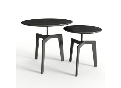 2x Mesa de centro decorativa de mesa de café mesa auxiliar mesa de centro de diseñador