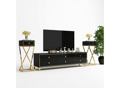 Sideboard RTV cómoda armario de TV bajo televisión decorativa muebles armarios