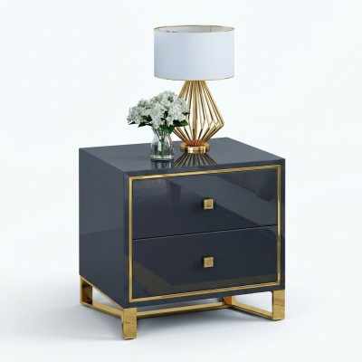 Mesitas de noche decorativas, mesilla de noche, consola de noche, mesa auxiliar, mesitas de noche.