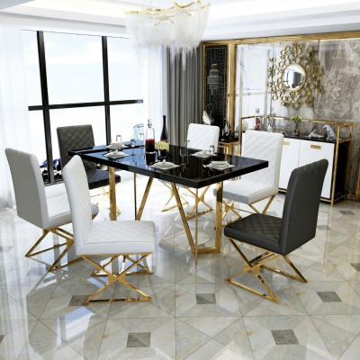 Mesa Mesa de comedor moderna Decoración de madera Diseño de mesa de madera Mesas de sala de estar Comedor