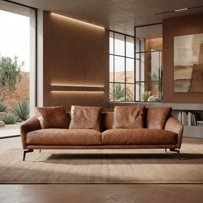 Gran sofá de lujo XXL, conjunto de asientos tapizados de 4 plazas, sofás decorativos.