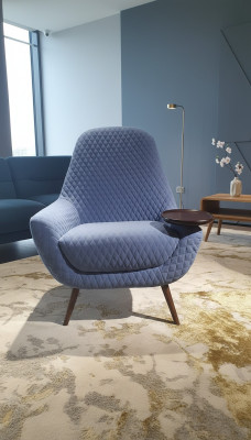 Sillas de club Muebles Sillón de diseño Sillón de lujo Acolchado Cóctel Relajación Bar Salón
