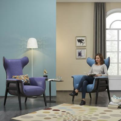 Sillas Muebles Diseño Sillón Lujo Silla Tapizada Cóctel Relax Bar Salón Club