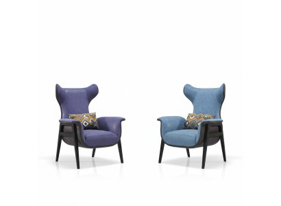 Sillas Muebles Diseño Sillón Lujo Silla Tapizada Cóctel Relax Bar Salón Club
