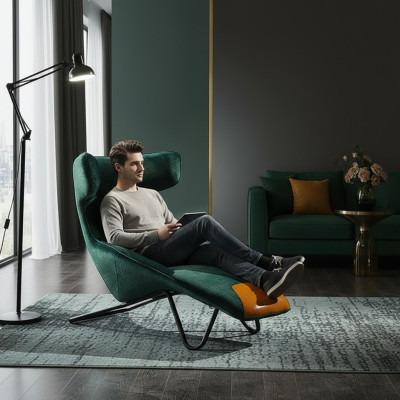 Sillón Club Lounge Diseñador Sofá de televisión Silla Sillas Tapizado Asiento Muebles Tumbona