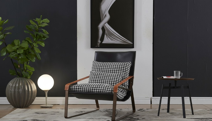 Silla Diseño Sofá Sofá Relax Cuero Salón Club Tapizado Asiento Lujo Televisión