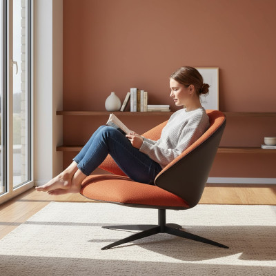 Diseño Sillón Sofá Relax Tela Salón Lujo Televisión Club Acolchado Asiento