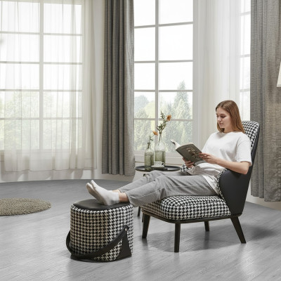 Sillón Diseño Sofá Diván Relajarse Tela Salón Lujo Televisión Club Tapizado Asiento
