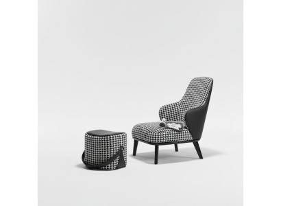 Sillón Diseño Sofá Diván Relajarse Tela Salón Lujo Televisión Club Tapizado Asiento