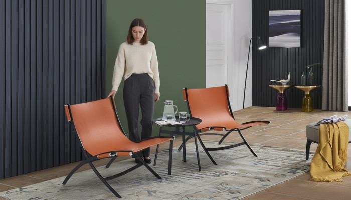 Sillón de lujo tapizado Cóctel Relajación Bar Salón Club Sillas Muebles Diseño Butaca
