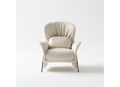 Silla de lujo tapizada cóctel relax lounge club muebles silla de diseño de cuero