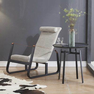 Club de lujo acolchado de orejas, sillón de relax, sofá de diseño, sofá de cuero, asientos de salón.