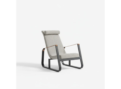 Club de lujo acolchado de orejas, sillón de relax, sofá de diseño, sofá de cuero, asientos de salón.