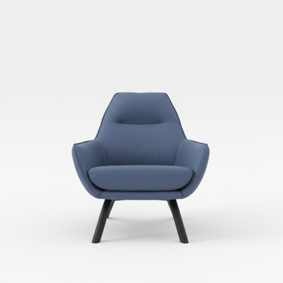 Diseño Sofá Sofá Asiento Tela Salón Club Acolchado Lujo Orejas Asiento Sillón Relax.
