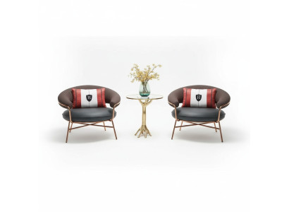 Diseño Sillón Lujo Silla Tapizado Cóctel Relax Bar Salón Club Sillas Muebles