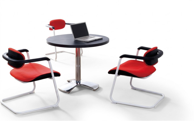 Silla de oscilación decorativa silla de visitante de movimiento libre sillas de conferencia sillón