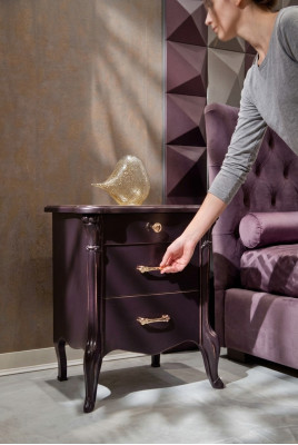 Mesa de noche consola mesa auxiliar decoración dormitorio cómoda armario mesas.