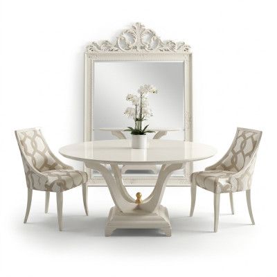 Mesa redonda para la sala de estar, mesas redondas de madera diseño muebles originales muebles italianos