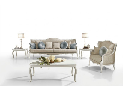 Salón de sofás barroco rococó 3+2 plazas Juego de sofás tapizados Sofás de tela nuevos
