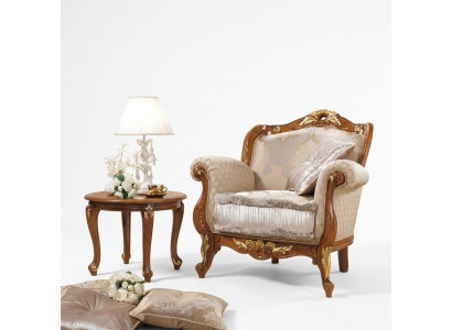 Sillón de tela de 1 plaza, sofá tapizado Sofás de diseño de lujo clásico barroco rococó