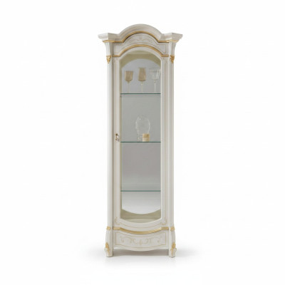 Vitrina de esquina clásica armario de esquina vidrio madera muebles de vitrina de vidrio.