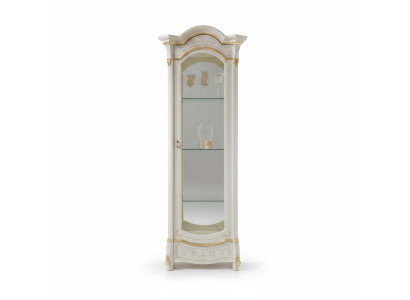 Vitrina de esquina clásica armario de esquina vidrio madera muebles de vitrina de vidrio.