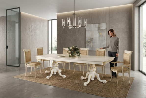 Mesa de comedor Conjunto de mesas de comedor Mesas de comedor de madera Sala de estar Diseño de juego de muebles
