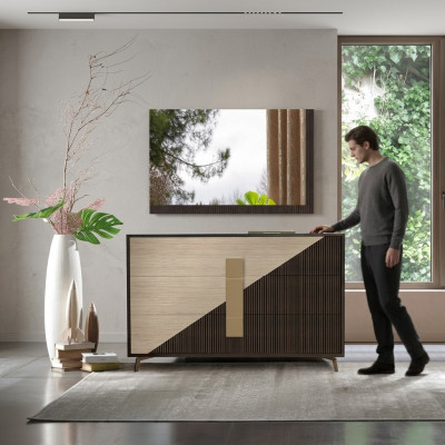 Diseño Cómoda Cómodas Madera Aparador Decoración Moderna Aparador Alto Armario