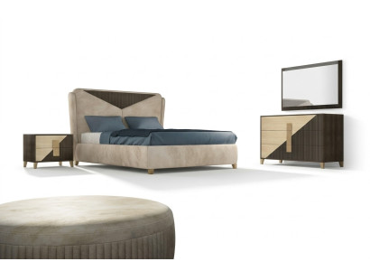 Cama camas cama doble dormitorio matrimonio tapizado diseñador camas dobles