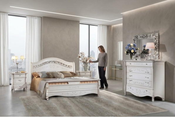 Diseño de cama de lujo doble de hotel clásicas camas de lujo dormitorio de lujo