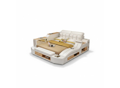 Función cama cama doble cama de cuero camas cuero tapizado dormitorio matrimonial
