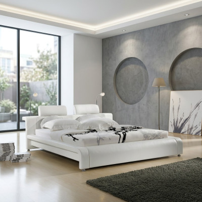 Diseño cama doble cama de cuero camas cama tapizada cuero dormitorio matrimonial