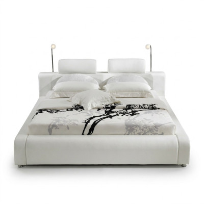 Diseño cama doble cama de cuero camas cama tapizada cuero dormitorio matrimonial