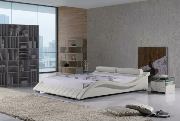 Quarto Cama Moderna Cama Curva Design Duplo 180x200