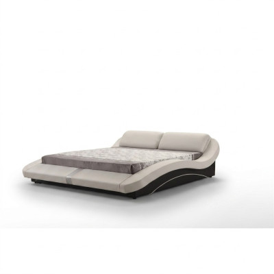 Lujo Cuero Diseño Camas Dobles Modernas Cama Matrimonial Decoración Exclusiva
