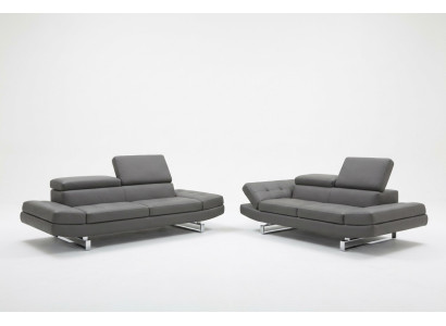 Conjunto completo de sofá 3 + 1 + 1 plazas, diseño de sala de estar del diseñador 3 piezas xlmoebel.