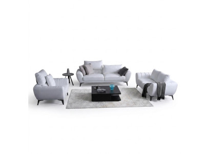 Sofá de cuero, sofá de salón, conjunto de sofás para sala de estar de 3+2 plazas, diseño de sofá moderno