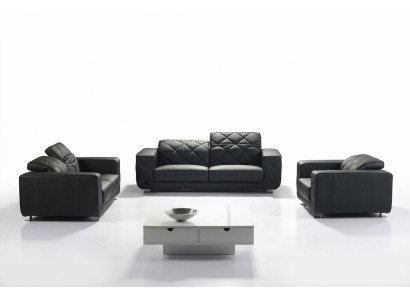 Sofá de cuero Juego de sofá de 3+2+1 plazas Conjunto de decoración de sofá sofá de tapicería Sofá