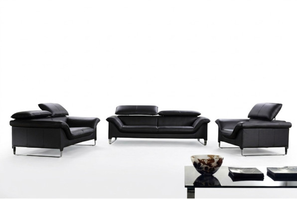 Sofá de cuero Sofá Sofá de 3 + 2 asientos conjunto de muebles de sala de estar diseño moderno decoración sofá