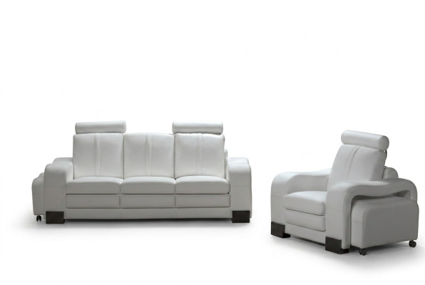 Sofá de 3 plazas Sofá de cuero Sofá Sillón de televisión Sofá tapizado Sofá lounge