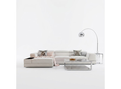 Sofá de cuero Sofá Sofá Sofá de esquina Sofá Esquina Asiento Tapicería Conjunto de asientos Decoración Salón