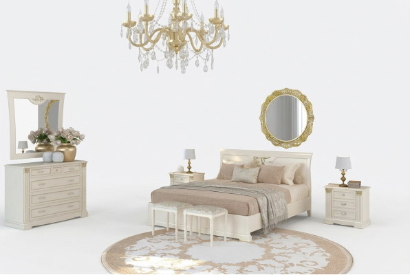 Diseño de cama Cama de hotel de lujo Cama matrimonial 180x200cm Habitación doble