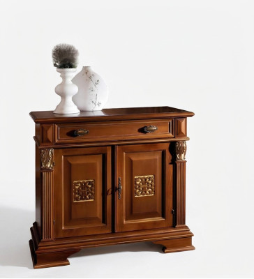 Clásico armario de pared aparador de madera buffet vitrina armario de lujo muebles