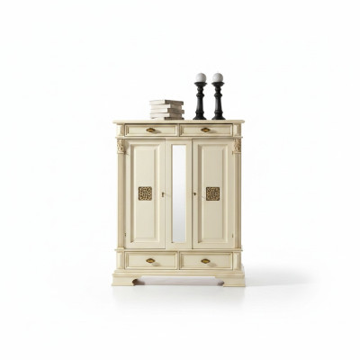Cómoda Aparador Armario Cómoda Perchero Muebles italianos Estilo antiguo Madera