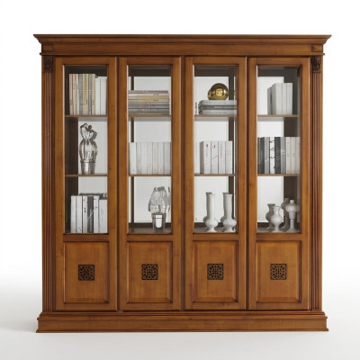 Vitrine Schrank Vitrinen Wohnzimmer Schau Schränke Design Rokoko Barock  Vitrina armario vitrinas sala vitrinas diseño rocalla barroco