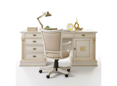 Mesa de escritorio de lujo Oficina Oficina Estilo antiguo Rococó Barroco Escritorios Nuevos