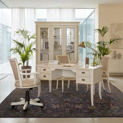 Escritorio de oficina + silla Escritorios Mesa de madera Silla 2 piezas Set Italia