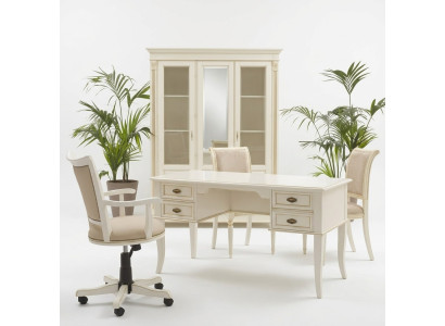 Escritorio de oficina + silla Escritorios Mesa de madera Silla 2 piezas Set Italia