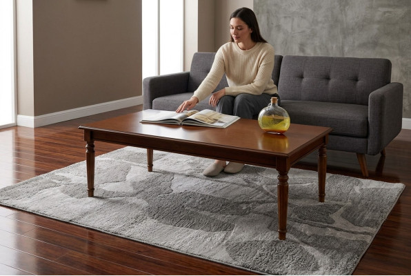 Mesa de centro clásica de madera mesa auxiliar mesas sala de estar madera.