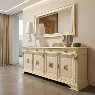 gran aparador buffet cómoda armario barroco rococó buffet